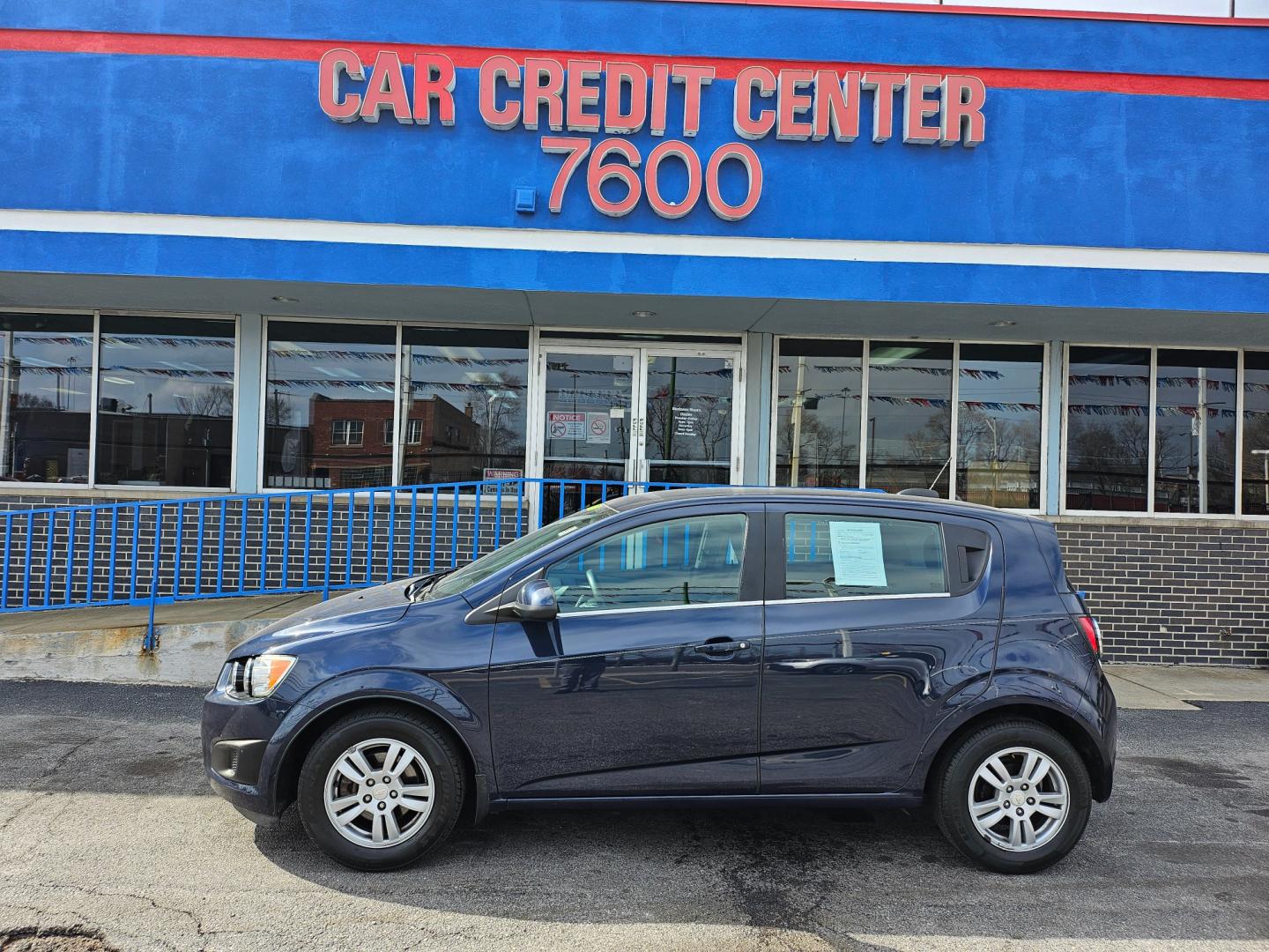 2015 BLUE Chevrolet Sonic LT Auto 5-Door (1G1JC6SH3F4) with an 1.8L L4 DOHC 24V engine, 6-Speed Automatic transmission, located at 7600 S Western Ave., Chicago, IL, 60620, (773) 918-3980, 0.000000, 0.000000 - Photo#0